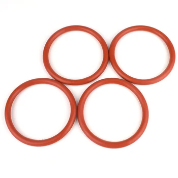 

O Ring Gasket Thickness CS 4mm OD 12 ~ 92mm Silicone Food Grade Waterproof Washer Rubber Insulated Round O Shape Seal Red