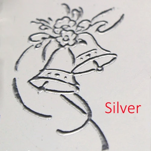 silver 30ml 30 мл DIY металлический порошок для тиснения краски блестящий цвет тиснение пигмент штамповки Скрапбукинг крафт бумага украшения - Цвет: silver 30ml