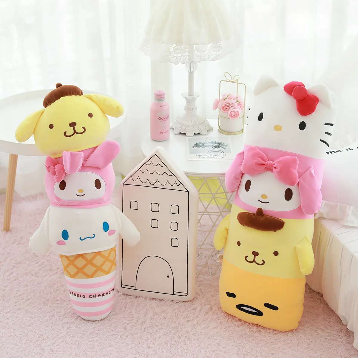 Kawaii KTMD мультяшный персонаж Мягкая кукла плюшевая игрушка подушка Мелодия Собака