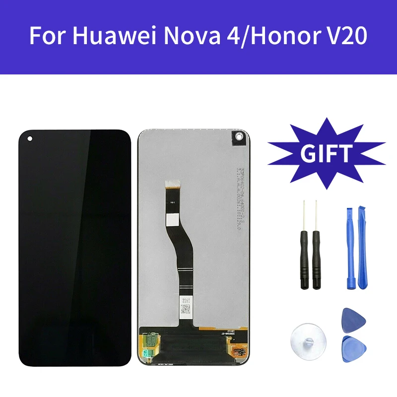 

For HuaweiNova 4 Screen Display Original LCD For 6.4'' Honor V20 / View 20 Display With Frame Touch&LCD Screen Digitizer LCD