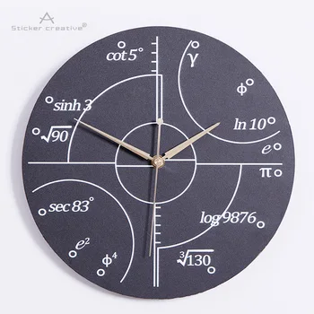 

Living Room Creative Wall Clock Function Formula Cartoon Explosion Clocks Children's Room Decoration Time Clock