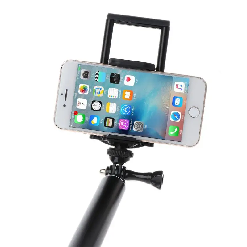  3m 118 inch Aluminum Monopod Extendable Selfie Stick for GoPro iPhone iPad DSLR Action Camera 3.5