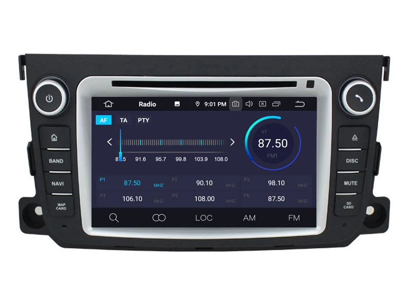 Excellent AVGOTOP 2+16GB/4+64GB Android 9 Bluetooth GPS Car Player Multimedia For MERCEDES-BENZ SMART 2010-2015 5