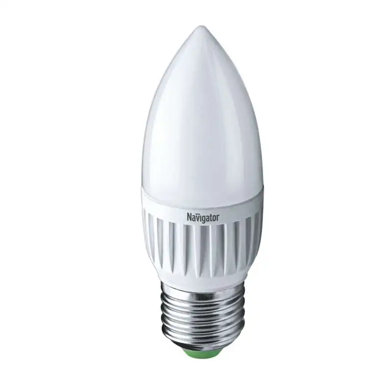 LED LAMP 94 483 NLL-P-C37-5-230-4K-E27-FR 5W Candle 4000k white. E27 370LM 220-240V Navigator 94483 5 pcs | Лампы и освещение