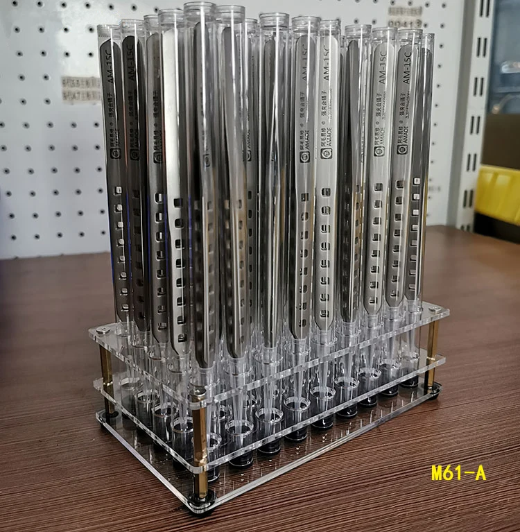 

Multifunctional Transparent Plastic Mobile Phone Repair Tool Storage Rack Screwdriver Tweezers Stencil Gadget Storage Box