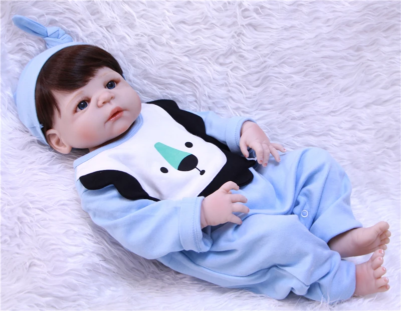 Bebes reborn real silicone baby boy куклы-игрушки для девочек 2" 57 см NPK бренд Поддельные Детские куклы игрушки подарок для детей oyuncak bebek bonecas