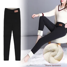Леггинсы, узкие брюки, Стрейчевые плотные бархатные штаны, флисовые леггинсы, зимние теплые облегающие штаны, женские леггинсы для девочек, теплые брюки
