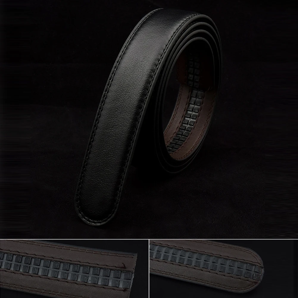 Домашний повседневный прочный деловой модный однотонный офисный мужской ремень из искусственной кожи со съемной автоматической пряжкой