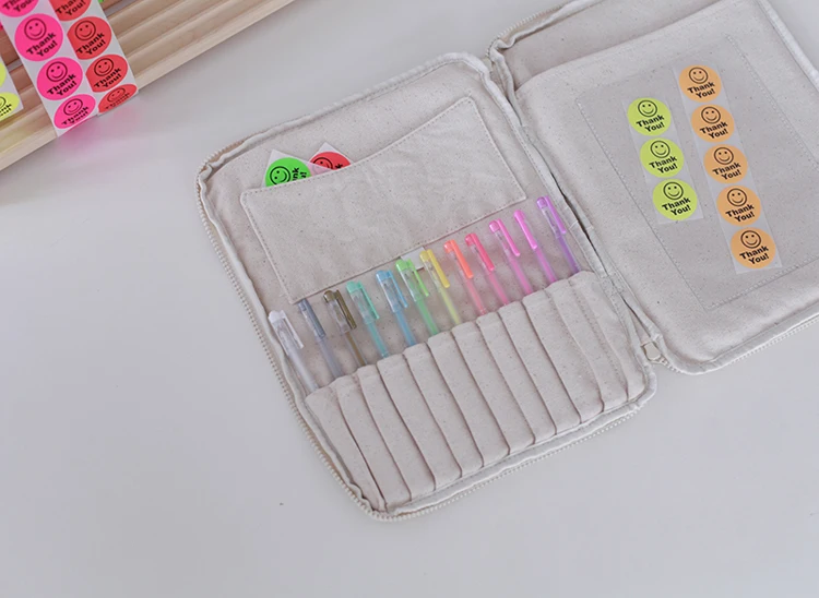 Download Canvas Home Office Organizer Kids Stationery Crayon Storage Bag Children Desk Table Organization Pencil Coloring Books Holder Home Office Storage Aliexpress
