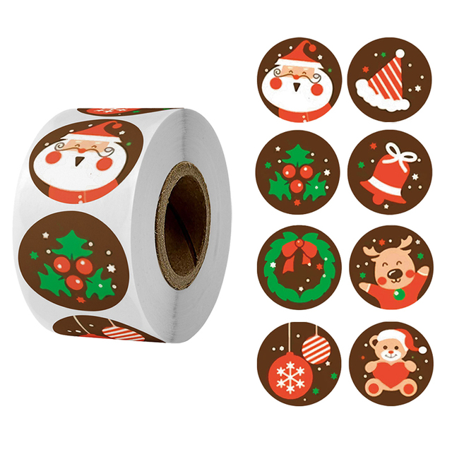 Thank You Stickers Seal Labels Scrapbook Handmade Sticker Wedding Party Christmas Gift Bag Decorations