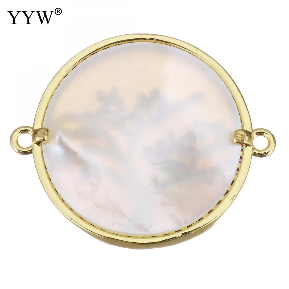 10pcs/lot Plant Tree Double Hole Charms Rope Cord Chains Connector For Bracelet Pendants Necklace DIY Jewelry Making Accessories
