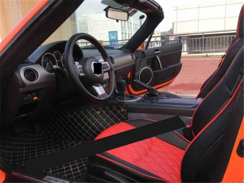 Кожаные автомобильные коврики для mazda MX-5 mx5 Roadster Miata 2005- Аксессуары для ковров