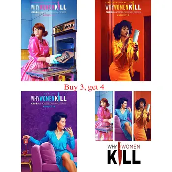 

Why women kill posters wall stickers glossy paper decoration vivid color