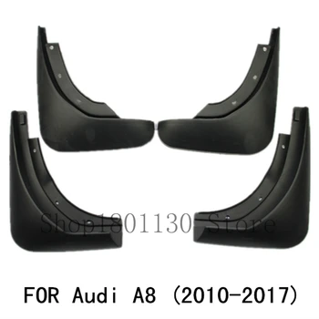 

4Pcs/Set Car Mudflaps Splash Guards Mud Flap Mudguards Fender For Audi A8 2011 2012 2013 2014 2015 2016 2017
