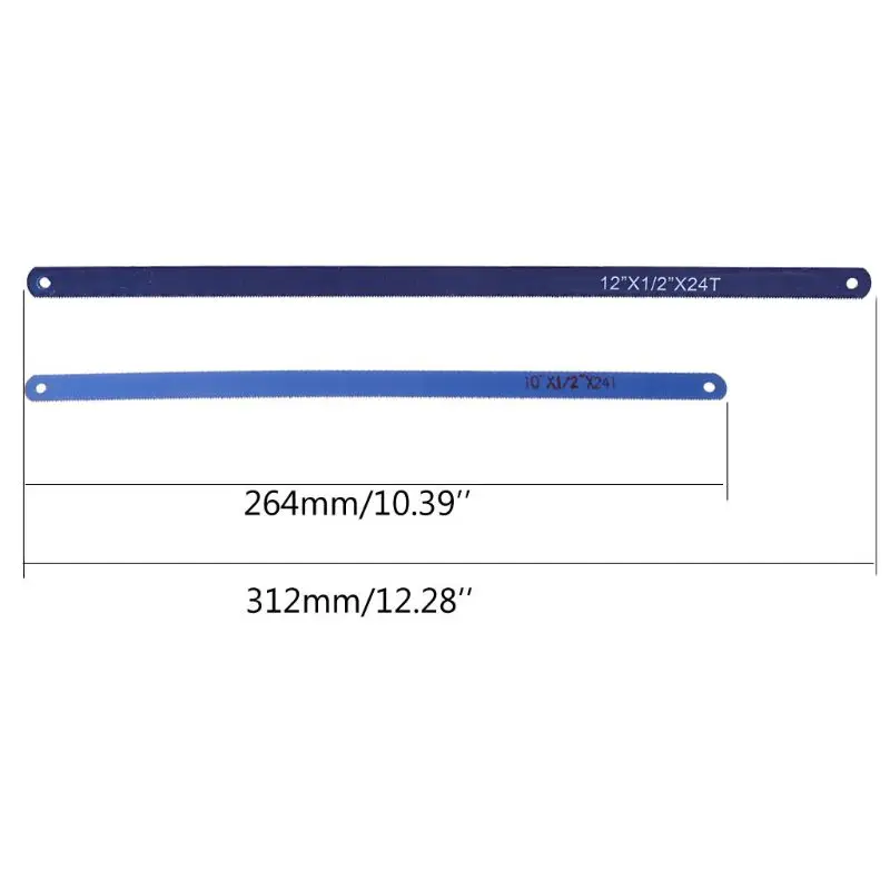 Синий 10 "/12" X 24T зубы ножовка пилы 50 # сталь Металлообработка лезвия для резки