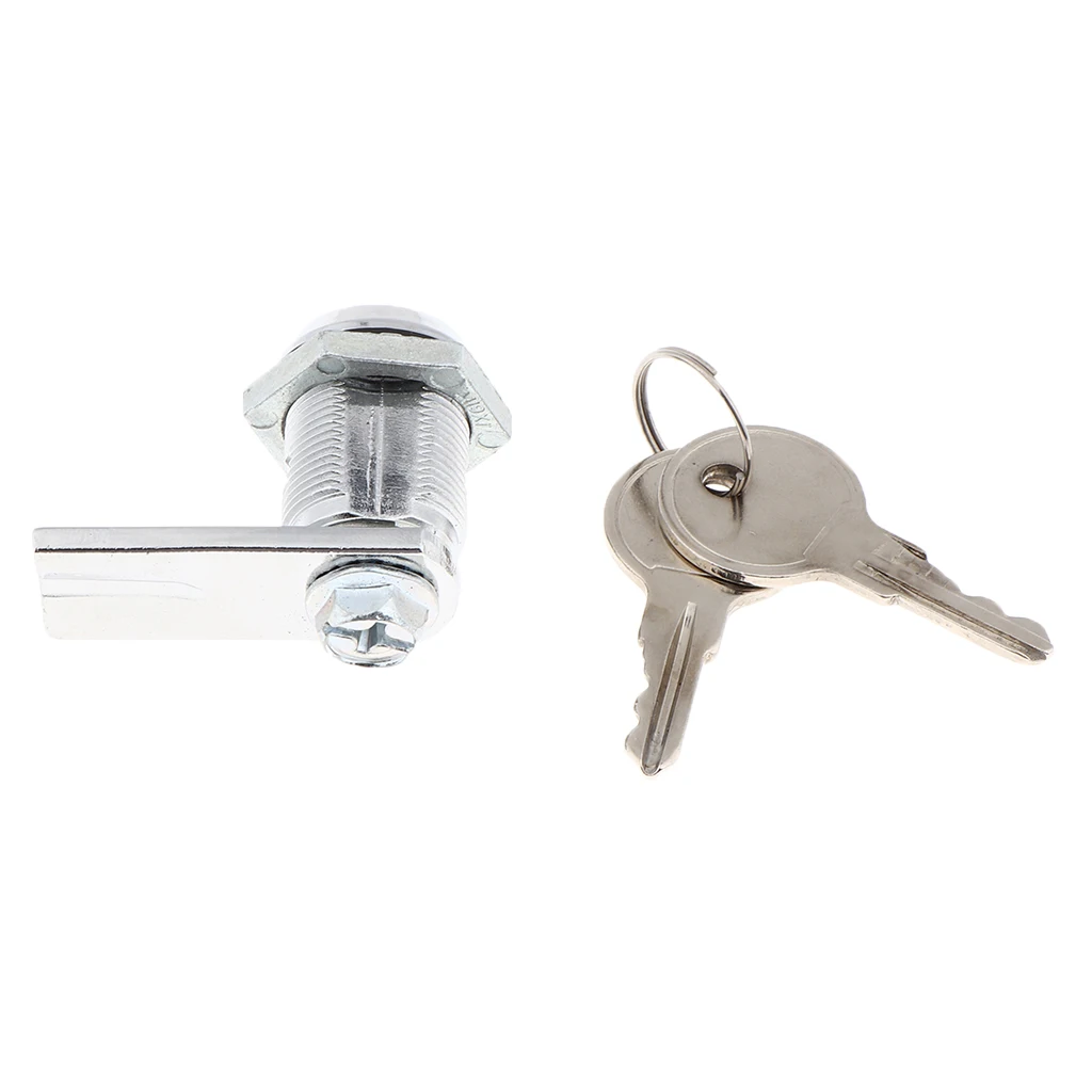 Rustproof Zinc Alloy, Chrome Disc Tumbler Cam Lock, Keyed Alike, For Boat RV