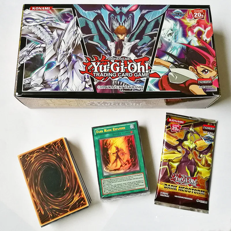 100 шт. аниме поединки монстров реквизит для косплея YU GI OH английская карта юмуто