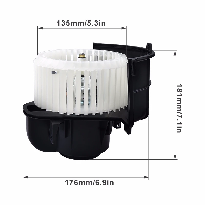 HVAC A/C нагнетатель отопителя, вентилятор двигателя заменяет 700262/7L0820 021Q/4L1-820-021-B для Volkswagen Touareg 2004-2010 Audi Q7 2007