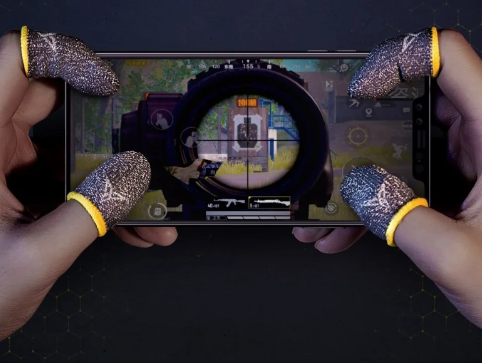 Flydigi Beehive Game Controller Sweatproof Gloves for Phone Gaming, PUBG and other professional touch screen thumbs (1)