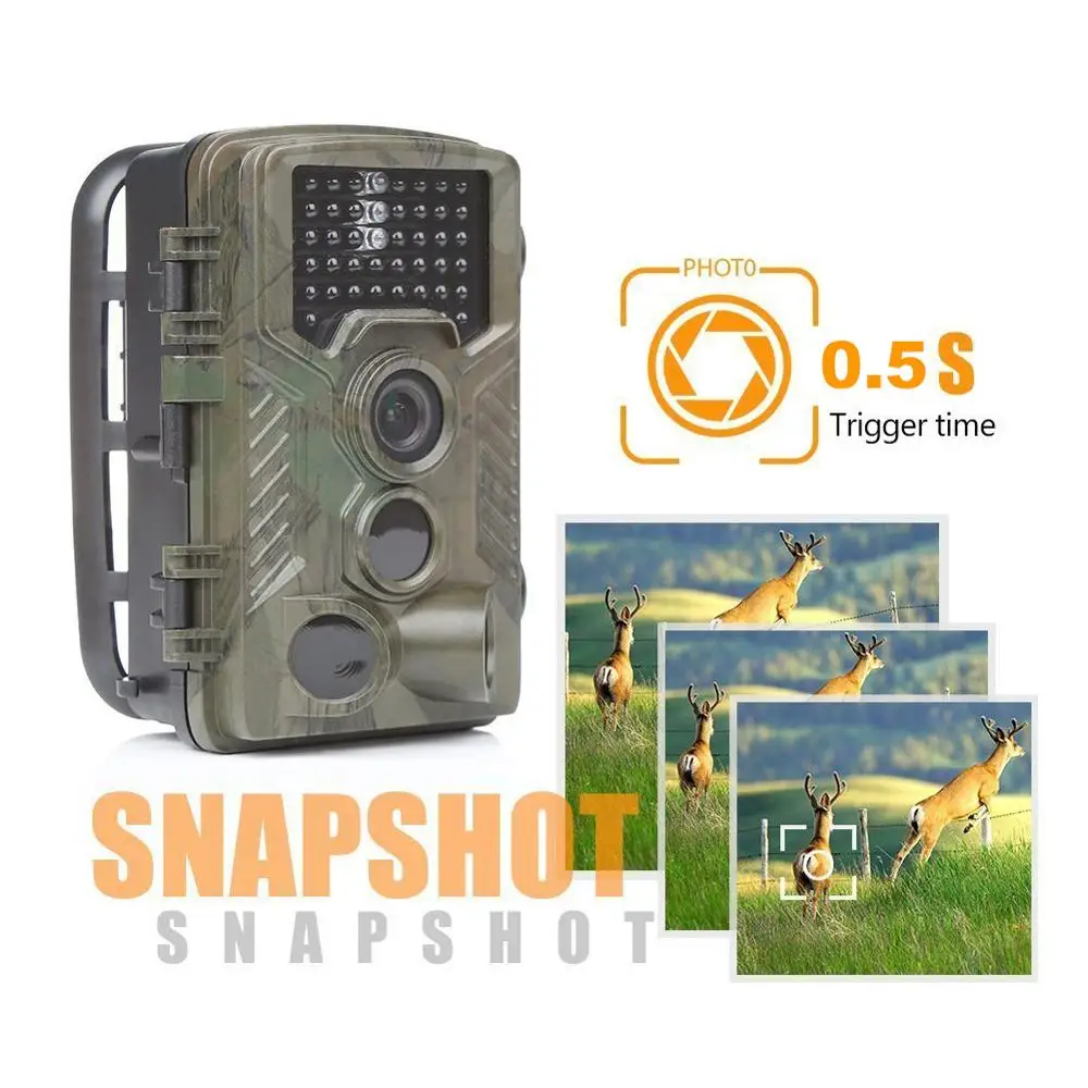

Trail Cameras Night Vision Hunting Camera 1080P Digital Waterproof Infrared Wildlife Scouting Animal Cameras Photo Traps Track