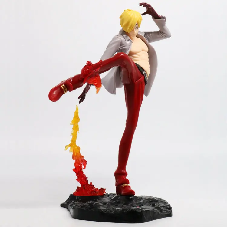 

One Piece/One Piece Cool Version Demon-Style Foot Xiangjishi Pop Battle Sanji Two-color Boxed Garage Kit