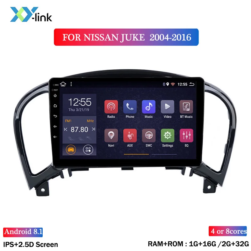 2G RAM 32G ROM 9 INCH Android 8.1 Multimedia DVD Player For NISSAN JUKE 2004-2016 Car GPS Navigation 2G RAM 32G ROM 9 INCH Android 8.1 Multimedia DVD Player For NISSAN JUKE 2004-2016 Car GPS Navigation