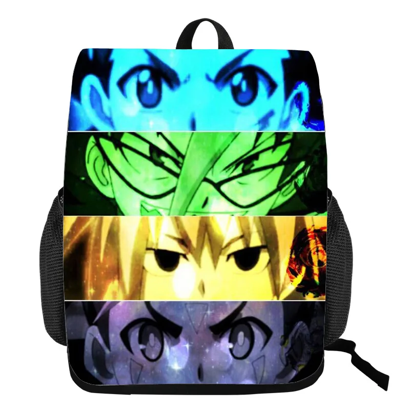 Mochila Beyblade Burst сумки игра туристический рюкзак школьные сумки для подростков мальчиков Tassen холст Sac Dos Металл Beyblades рюкзак - Цвет: 8