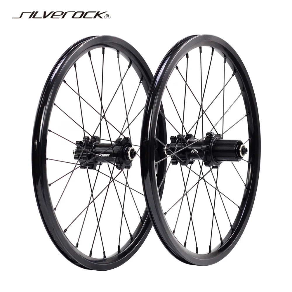 SILVEROCK Литые колеса 16 &quot1 3/8&quot 349 дисковый тормоз 24H для Fnhon Gust складной