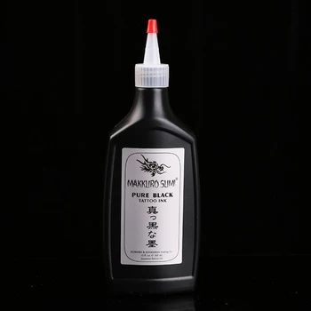 

1 Bottle 12oz Black Tattoo Ink Pigment Set Kits Body Arts 360ml Black Professional Permanent Paints Tintatinta Del Tatuaje