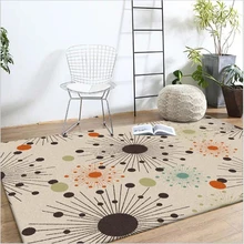 AOVOLL Рождественский ковер Стильный современный оранжевый коричневый художественный ковер с абстрактным лучем коврик для гостиной современный детский Декор для мальчика