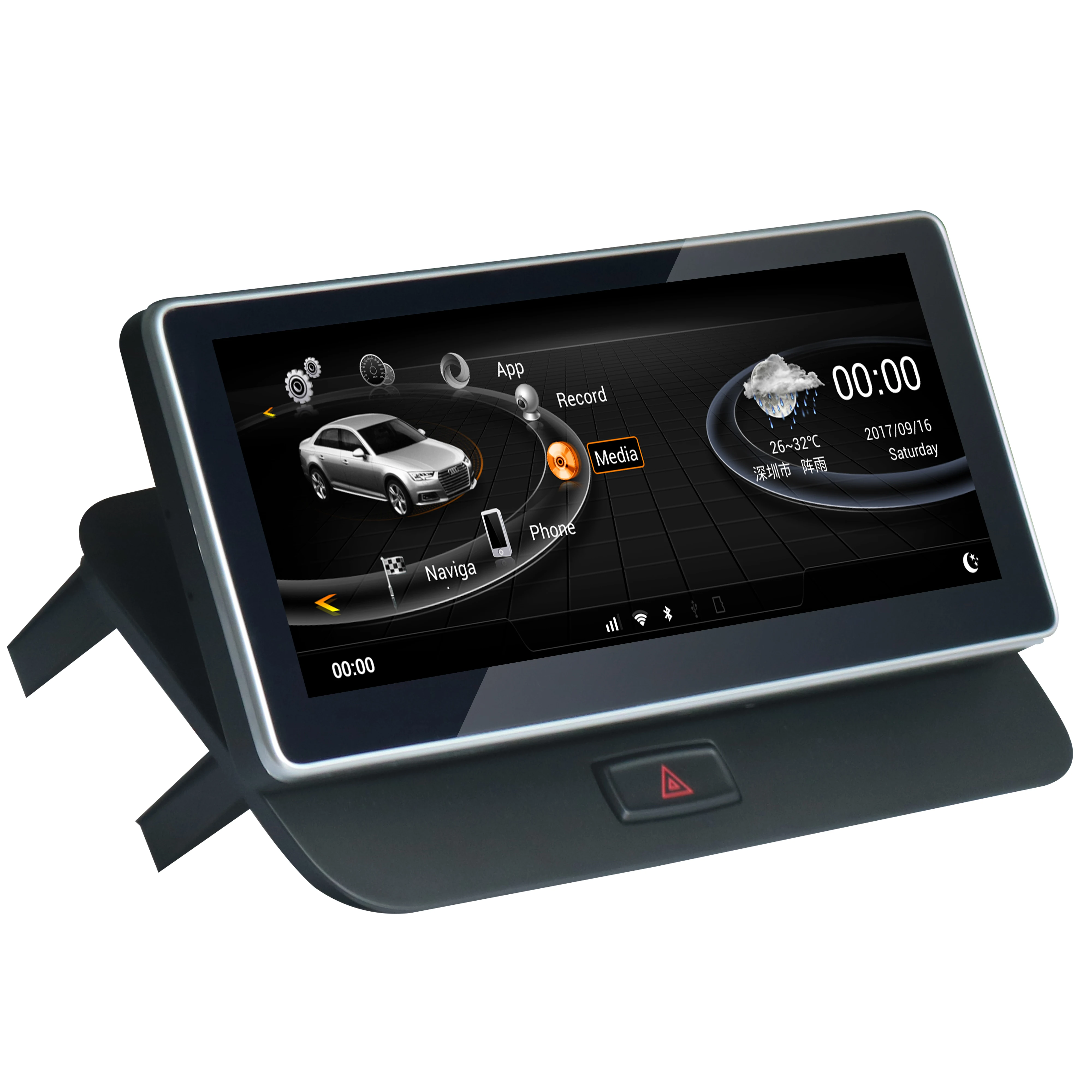 10,2" Android Сенсорный экран для Audi Q5 2009- низкий Config с gps-навигация, радио, стерео тире мультимедийный плеер