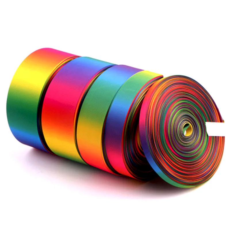 Ленты с радужным градиентом 5 ярдов|Ленты| |