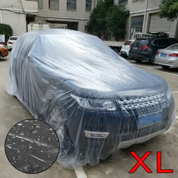

Clear Car Cover Dustproof Disposable Universal Transpartent Rubber band
