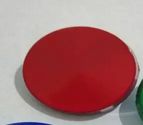 1 lot=10 pieces sewing accessories high-grade metal buttons big white logo suit coat button 22mm cc18 - Цвет: cc18red  white logo
