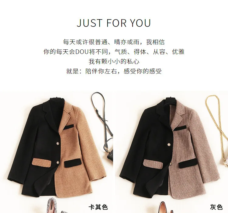 80% Wool Coats and Jackets Women Turn-down Collar Single Breasted Asymmetry Abrigos Mujer Elegante Womens Coats Winter