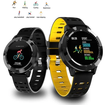 

CF58 Smart Watch IP67 Waterproof Activity Fitness Tracker Blood Pressure Heart Rate Monitor Wristbands Sports Smartwatch