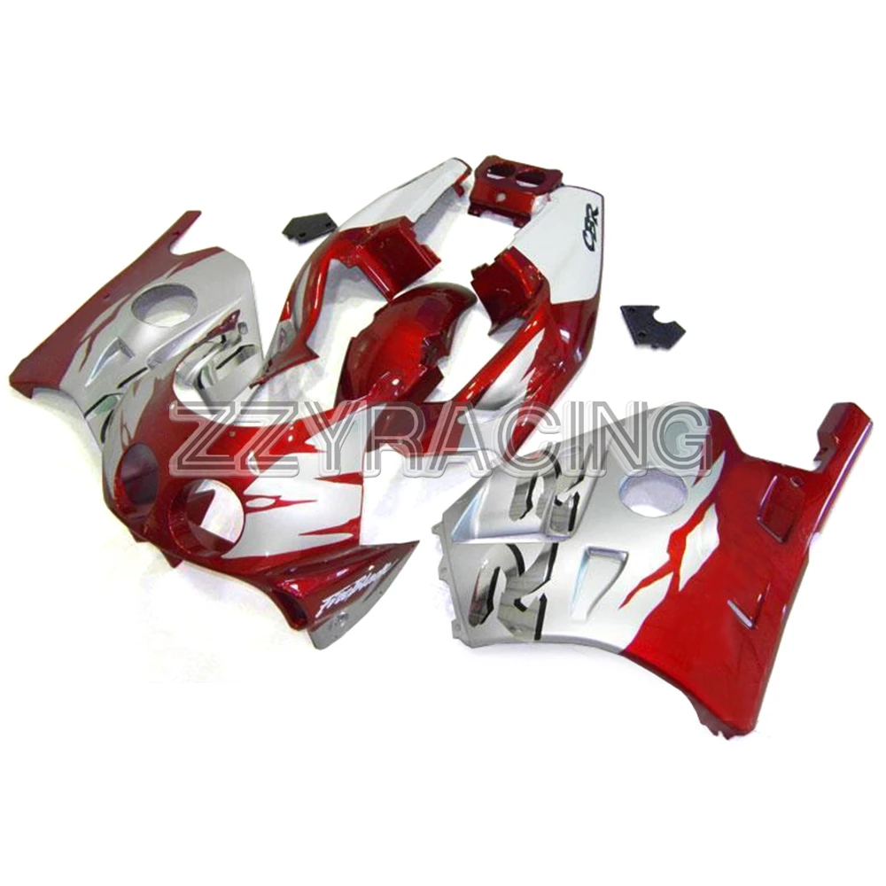 

Complete Fairings Kits for Honda CBR250RR MC22 1990 1991 1992 1993 1994 CBR250RR MC22 ABS Plastic Bodywork Silver Red Wine Cover