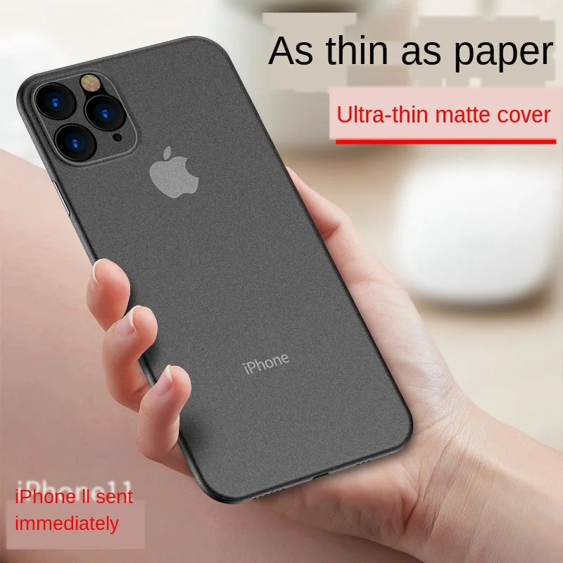 Подходит для IPhone ультра-тонкий матовый чехол телефона 11 Pro Max XR XS X 8 7 6 6S Plus
