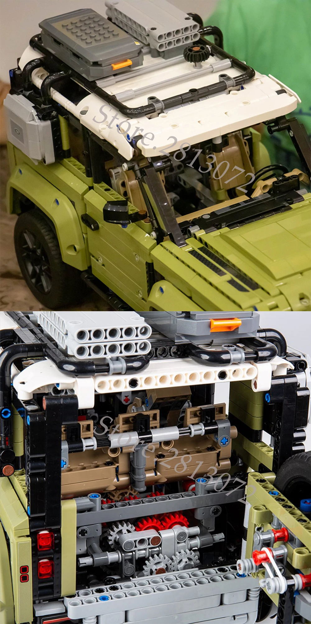 93018 Technic Car Series 2573 шт. модель здания совместима с 42110 игрушки для детей