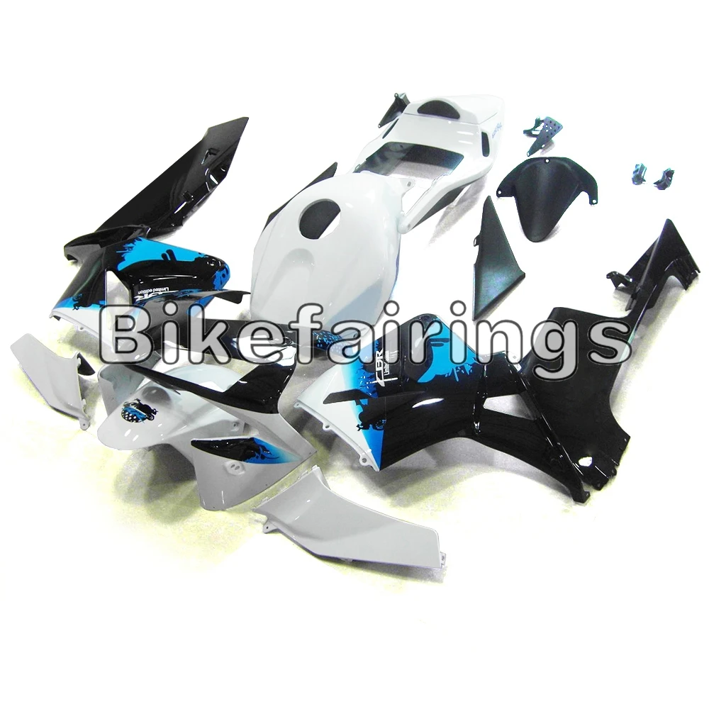 Мотоцикл Полный комплект обтекателя для Honda CBR600RR F5 2003 2004 CBR 600RR 03 04 ABS пластик впрыска Cowlings-белый синий черный