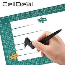 Carve Knife Cutting Tool With 3 Heads 360 Rotating Blade Paper-Cutter Accessories Graphic Design Carving Trim Crafts Carve Knife