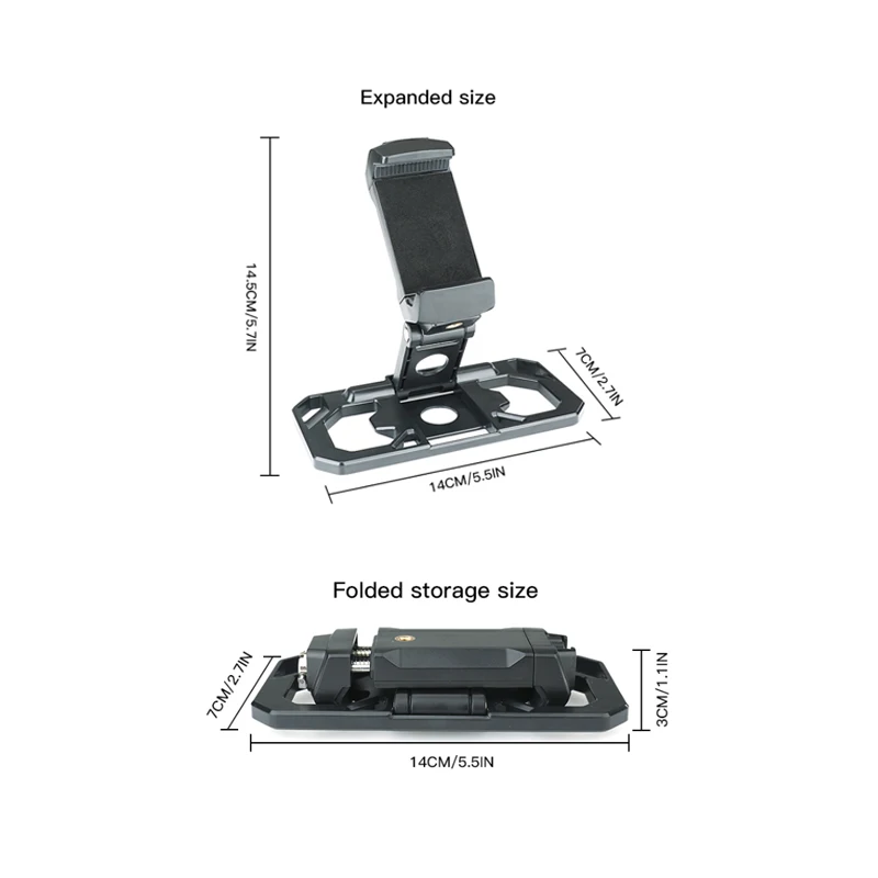 Foldable Expansion Bracket for DJI Mini 3 Pro/Air 2S/Mini 2 Tablet Holder Portable Remote Control for DJI Mavic 3 Drone