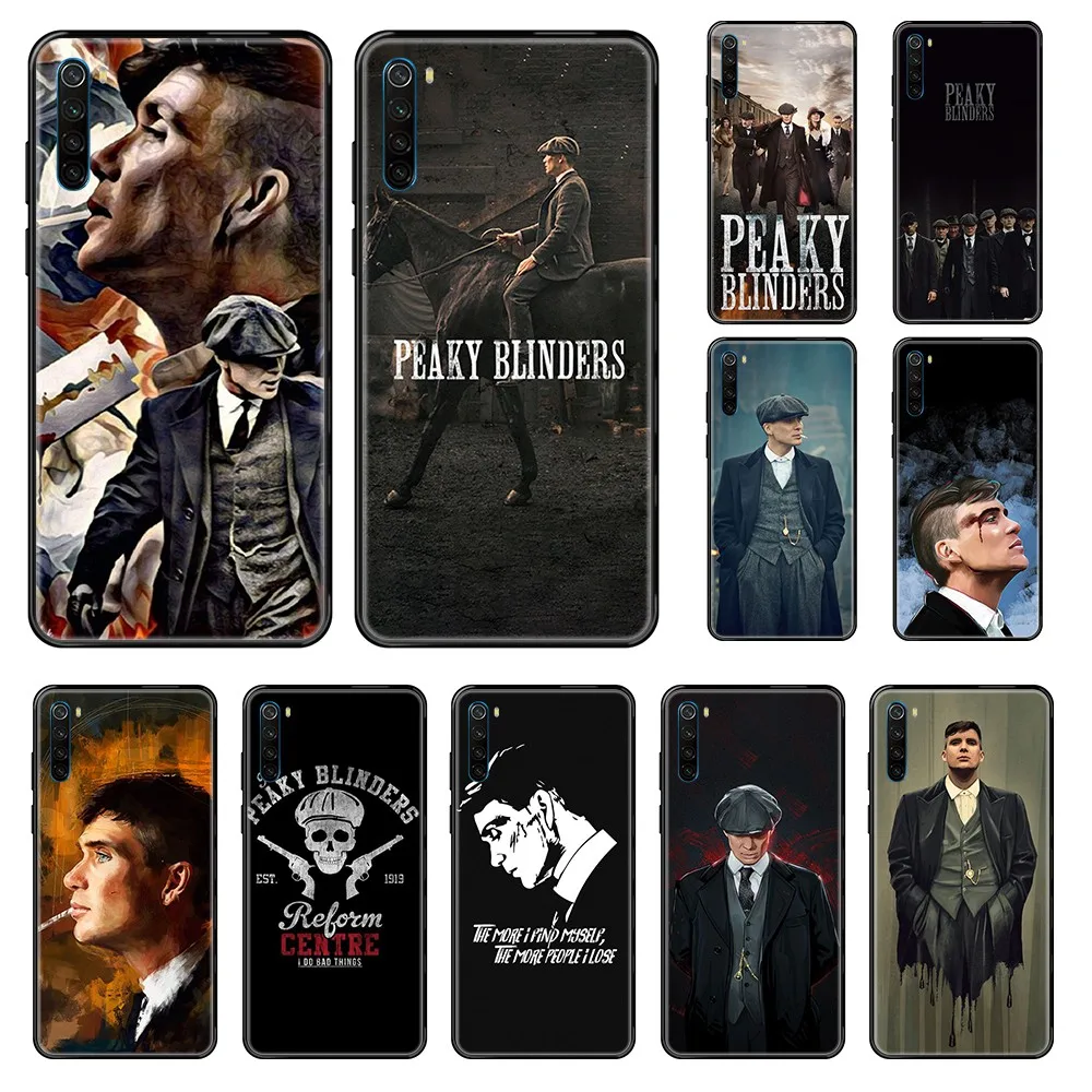 Peaky Blinders Thomas Shelby painting 3D shell Etui black Phone case For Xiaomi Redmi Note S2 4 5 6 7 8 A S X Plus Pro | Мобильные