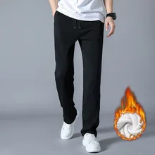 Весна осень хлопок Jogger мужские повседневные флисовые тренировочные штаны мужские теплые брюки спортивный костюм низ спортивная одежда свободные прямые брюки