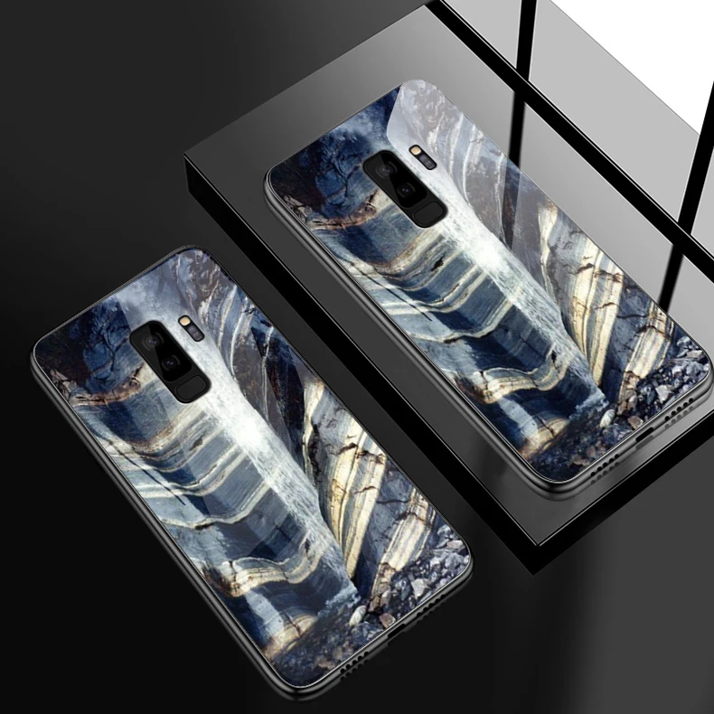 Чехол для телефона OnePlus 3 3T 5 5T 6 6T 7 7 Pro задняя крышка из закаленного стекла для samsung Galaxy S9 S8 S10 Plus TPU противоударный чехол - Цвет: W282