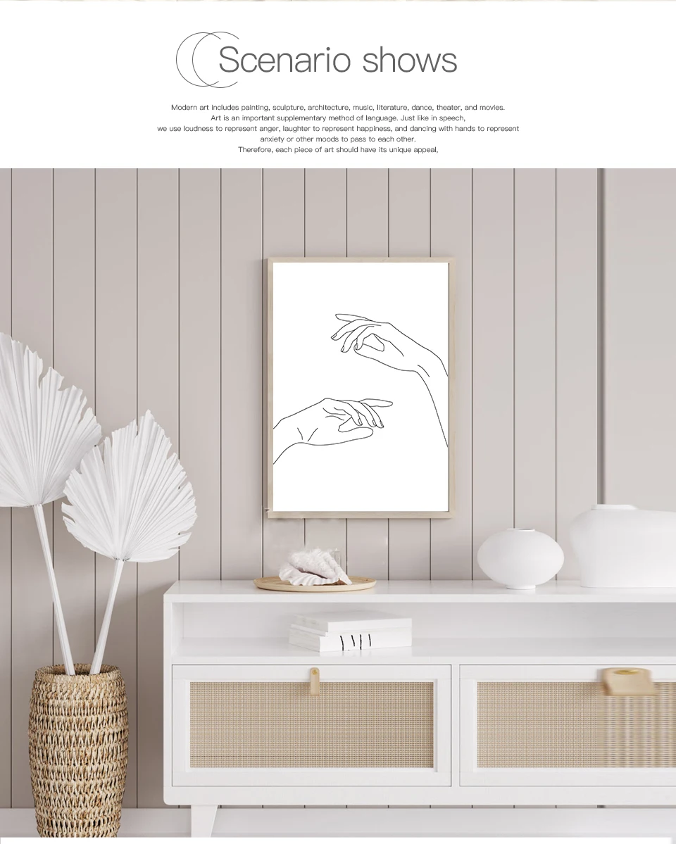 Nordic Posters&Prints Modular Minimalist Line Drawing Wall Pictures Sexy Woman Body Nude Art Paintings Bedroom Home Decor (7)