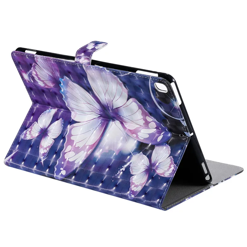 Wekays чехол для iPad 10,2 с рисунком бабочка кожаный чехол для iPad 10,2 7th поколения A2200 A2198 A2232 крышка чехол s