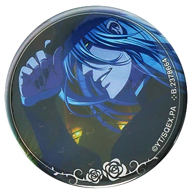 Черный Дворецкий значок Аниме Kuroshitsuji Ciel Phantomhive Sebastian Grell гробовщик змея металлический значок брошь булавки - Окраска металла: 04 Undertaker
