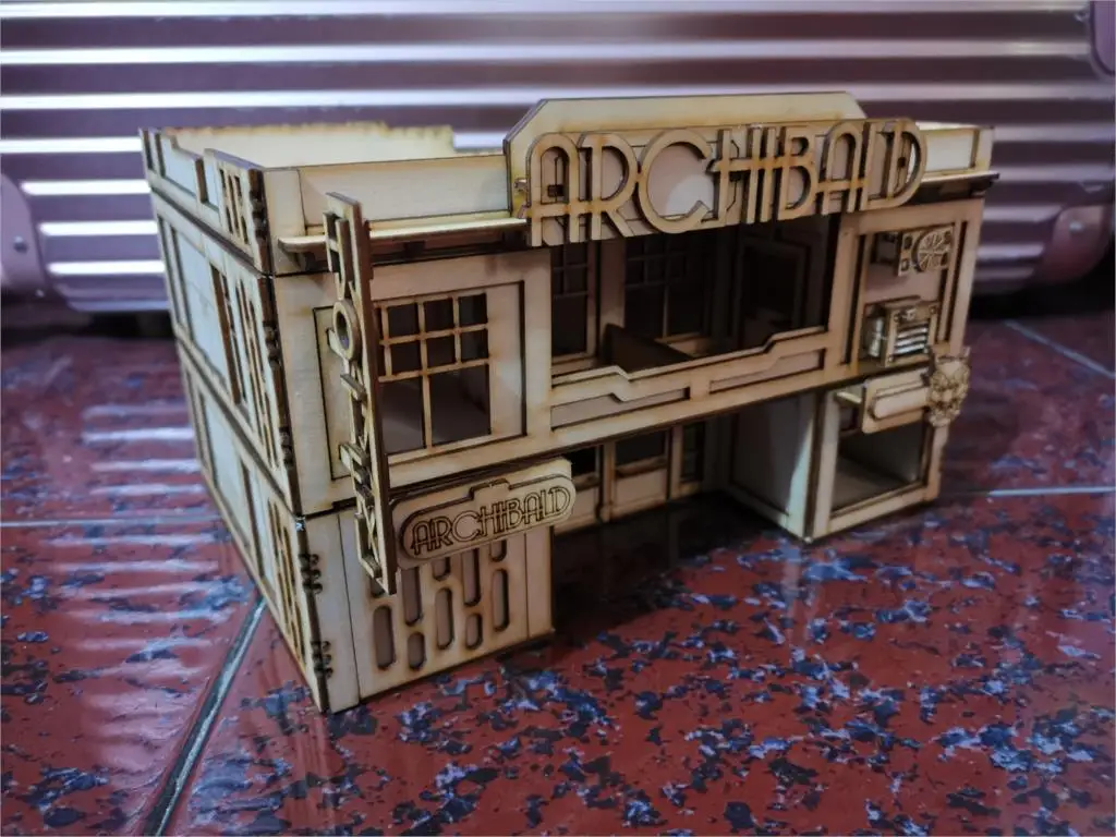Деревянные Мини-планшеты archibid Qinglong для отелей модель с соотношением 28 мм 1:56 scifi