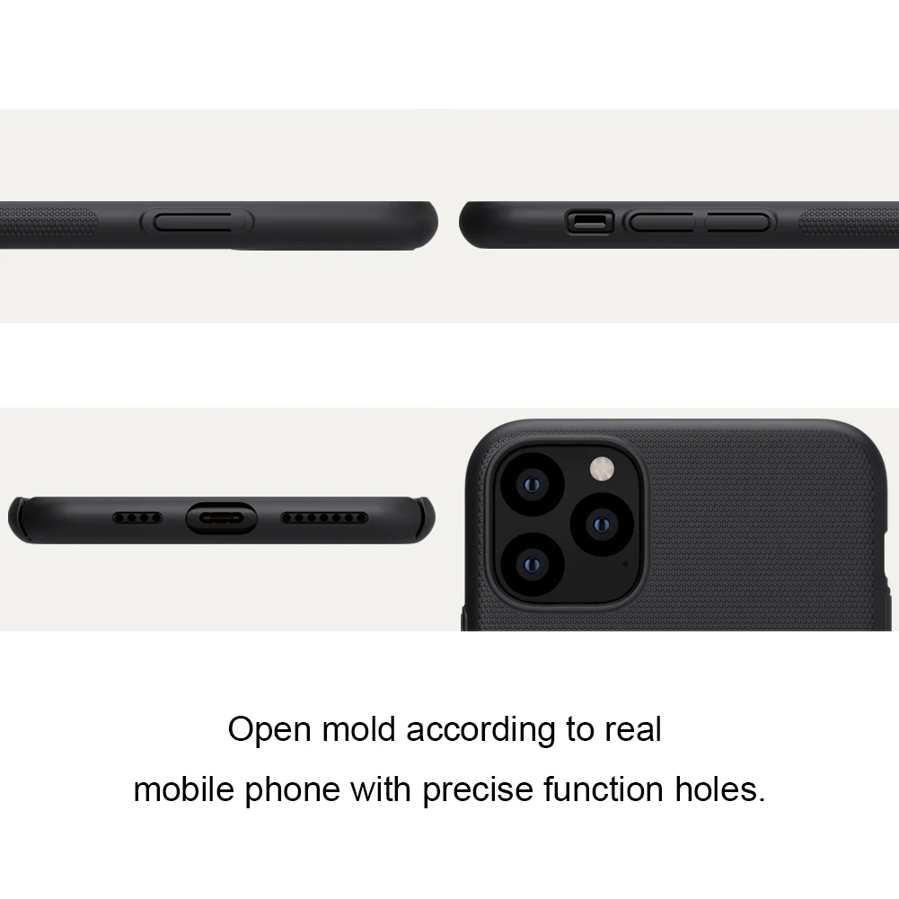Для iPhone 11 Pro 5,8 чехол для телефона NILLKIN матовый Жесткий Чехол для ПК для iPhone 11 Pro Max задняя крышка подставка для телефона